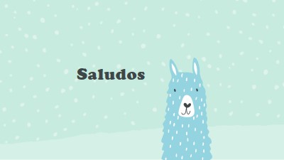 Saludos green whimsical-color-block