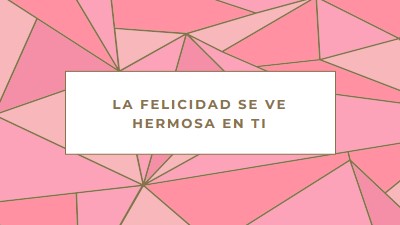 Retornos felices pink modern-simple