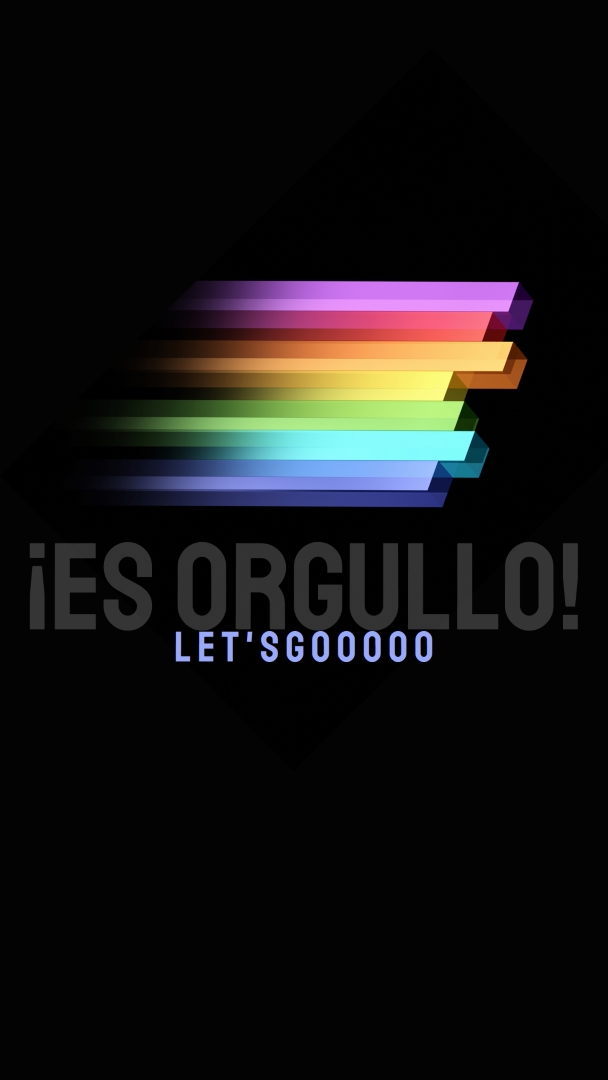 Celebra tu orgullo black modern-bold