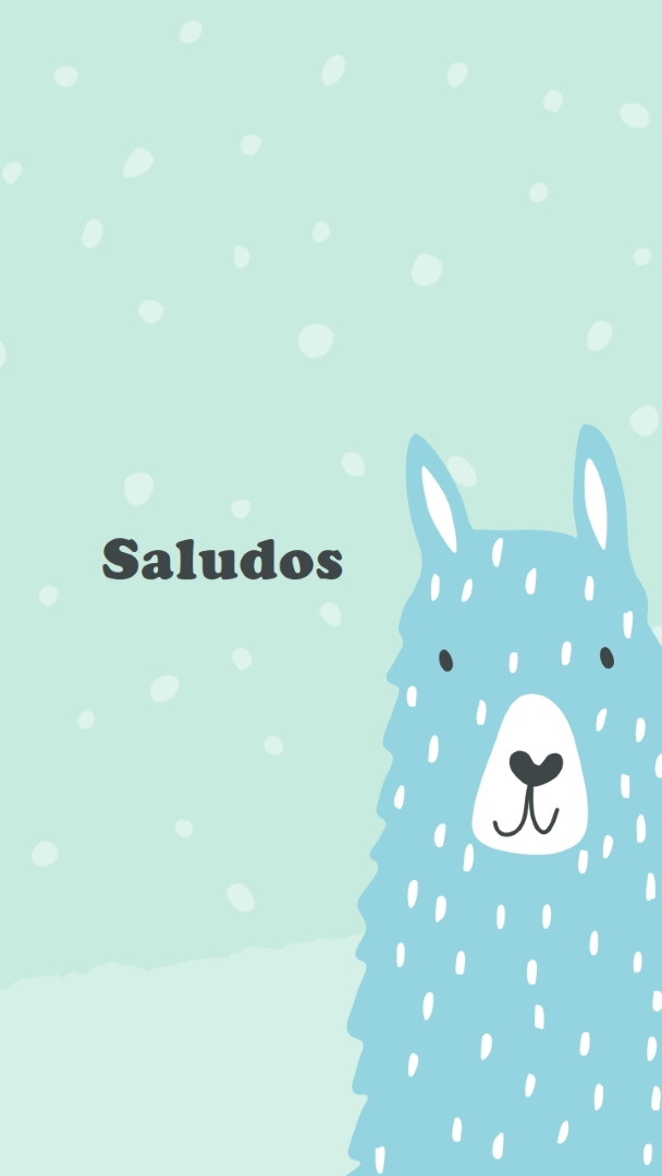 Saludos green whimsical-color-block