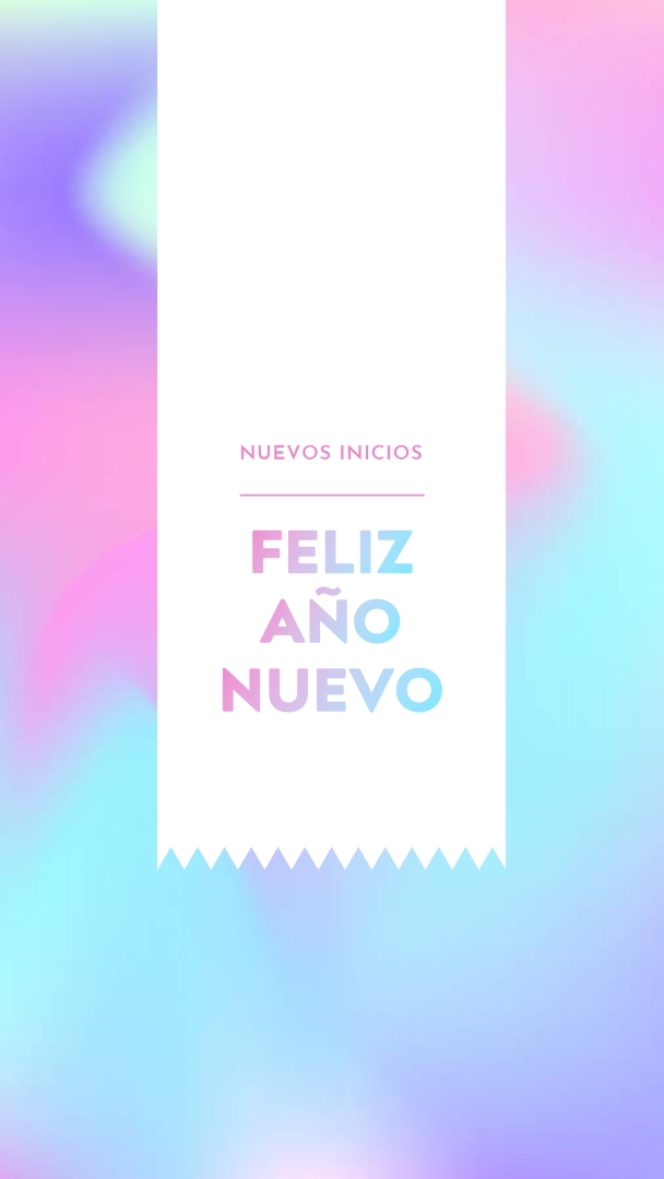Año nuevo, nuevos comienzos blue modern-bold