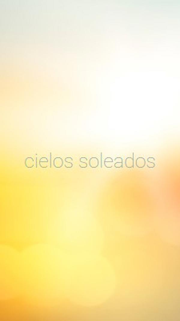 Cielos soleados yellow modern-simple