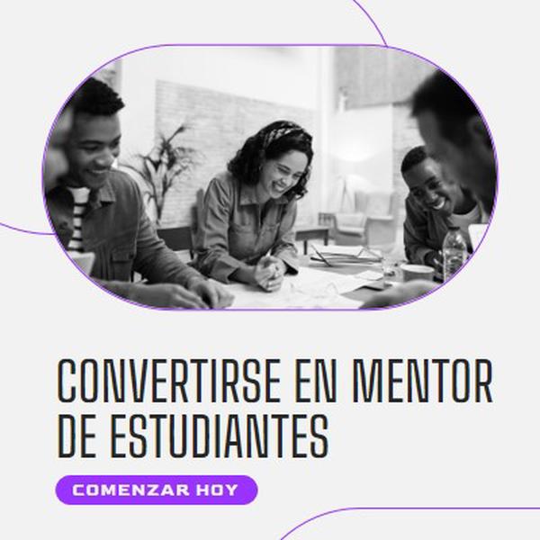 Convertirse en mentor de estudiantes gray modern,clean,line,monochromatic,minimal,photo