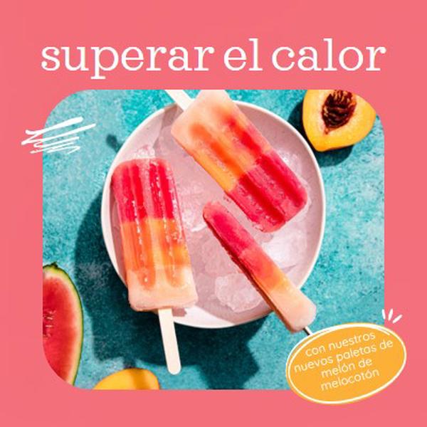 Superar el calor con un paleta black bright,playful,summer