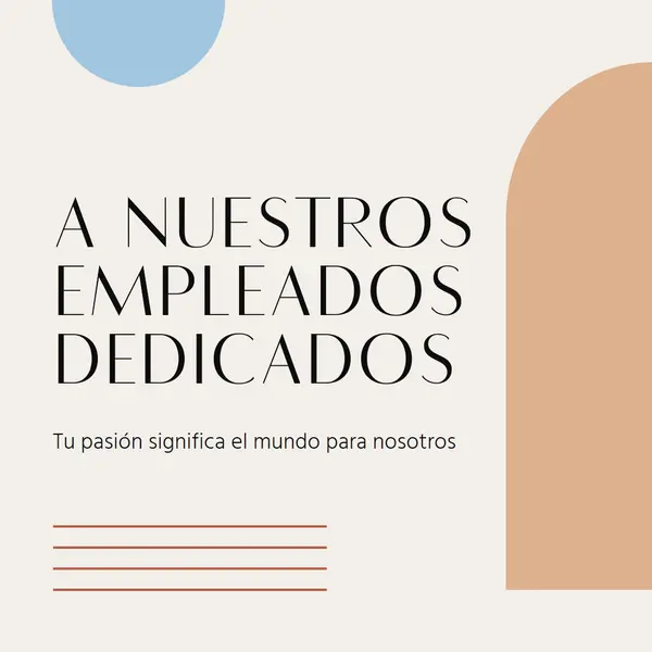 Tarjeta de agradecimiento para empleados brown minimal,boho,shapes,geometric,line,neutral