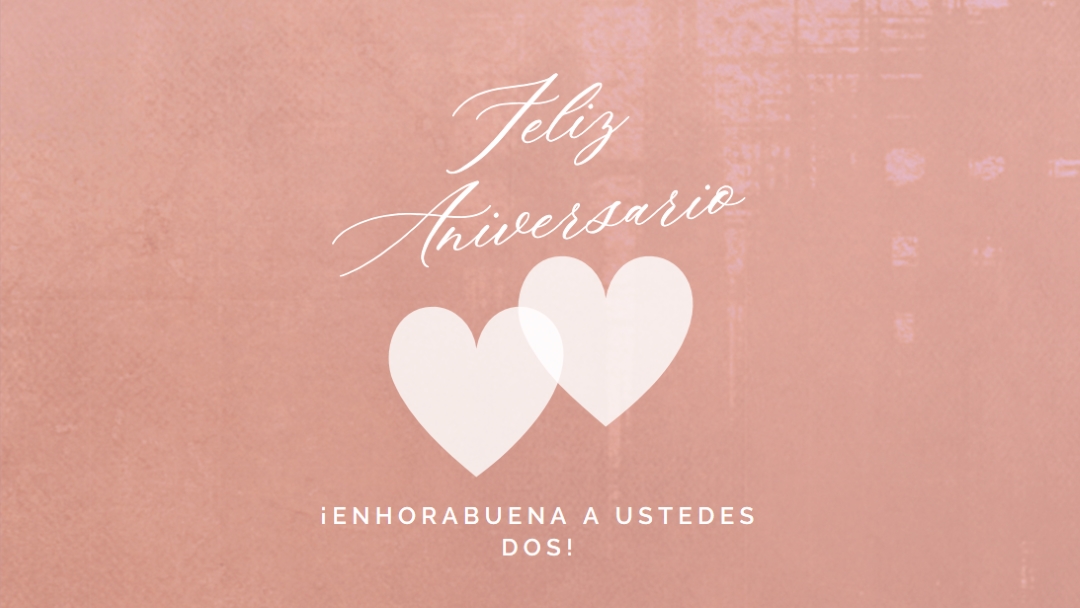 Corazón a corazón pink modern-simple
