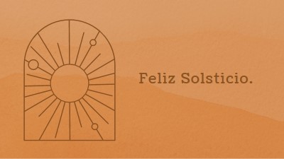 Bueno para el solsticio orange organic-boho