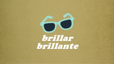 Brilla el sol brillante green vintage-retro