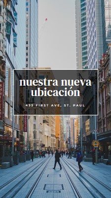 Ubicación de ubicación gray modern-simple