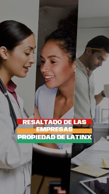 Celebrar negocios propiedad de Latinx white modern-simple