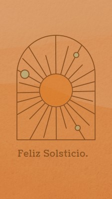 Bueno para el solsticio orange organic-boho