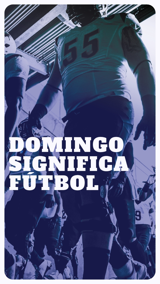 Domingo significa fútbol purple modern-bold