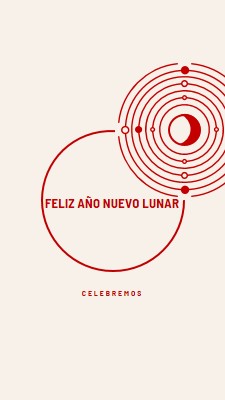 Celebrar el Año Nuevo Lunar white modern-simple