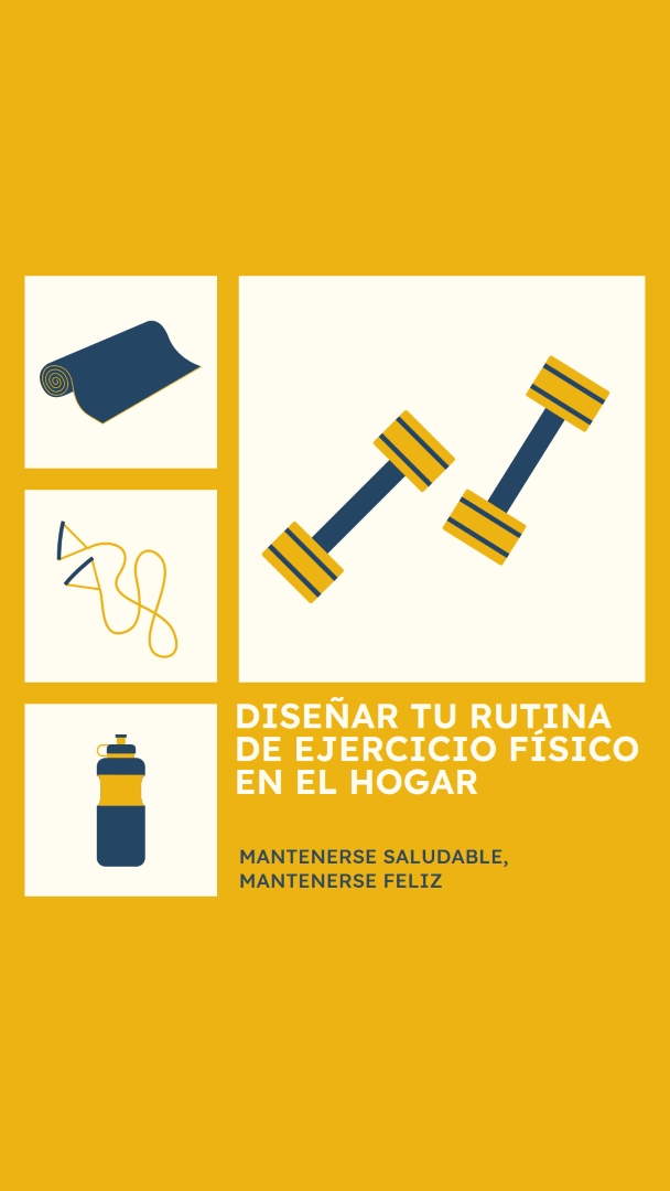 Saludable y feliz yellow modern-bold