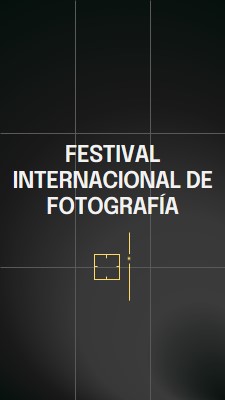 Festival internacional de fotografía black modern,moody,camera,grid,geometric,pattern