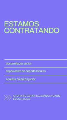 Ahora se están realizando solicitudes purple bold,bright,neon,minimal,modern,simple