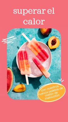 Superar el calor con un paleta black bright,playful,summer