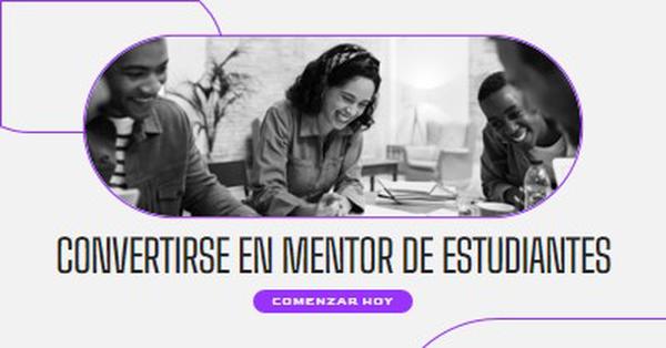 Convertirse en mentor de estudiantes gray modern,clean,line,monochromatic,minimal,photo