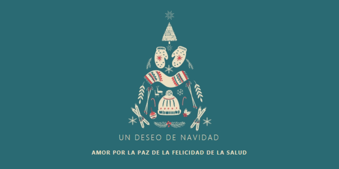 Todo lo que quiero para Navidad green modern-simple