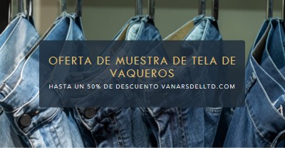 Tela de vaqueros de moda blue modern-simple