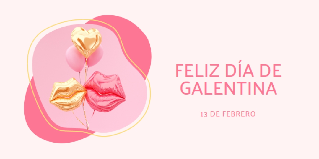 Feliz Día de San Valentín, gal white organic-simple