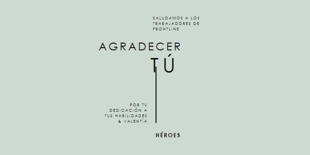 Le saludamos gray modern-simple