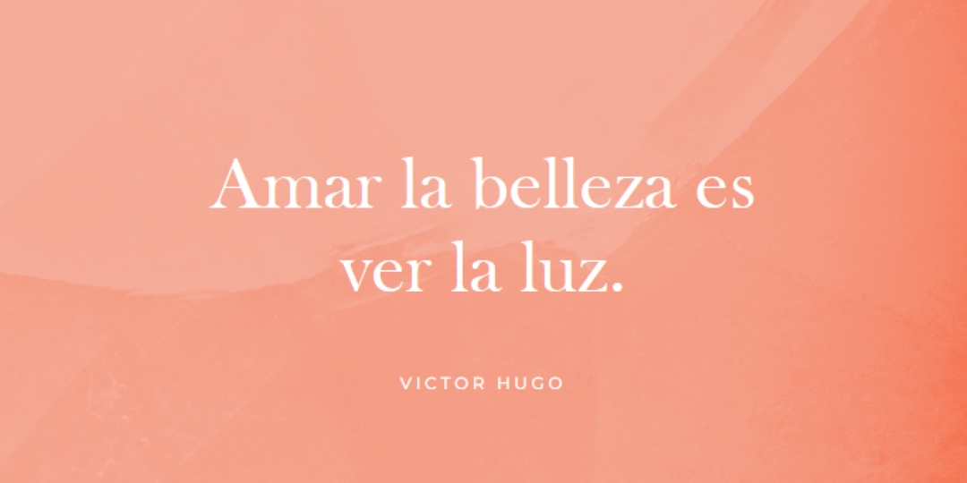 Amor, belleza y luz pink modern-simple