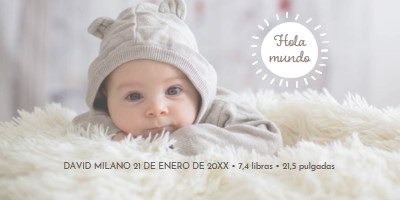 Hola mundo gray modern-simple