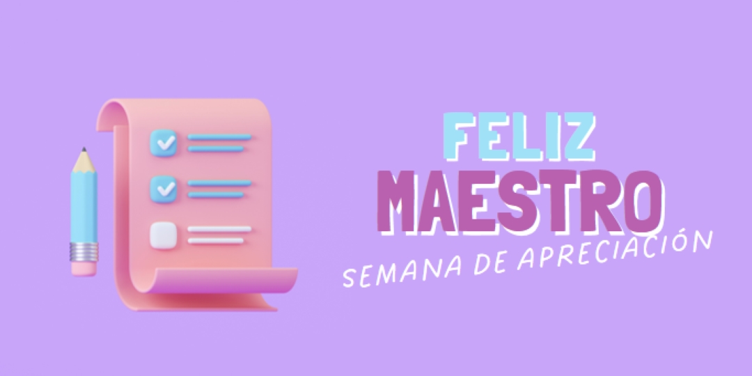 Semana de apreciación del profesor purple whimsical-color-block