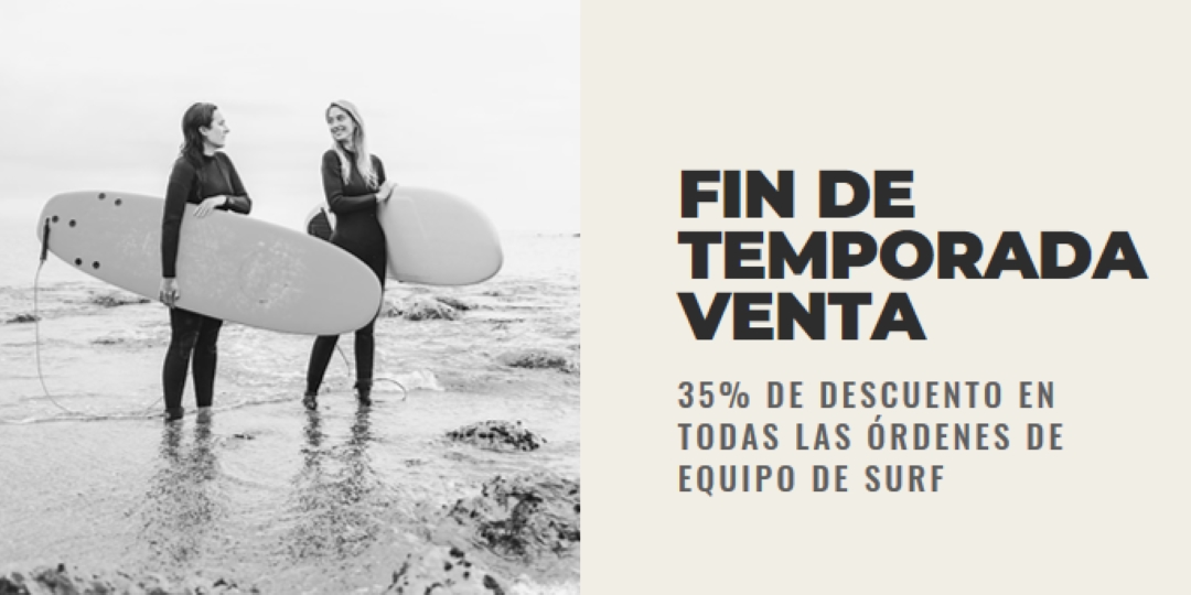 Las alegrías de la playa gray modern-bold