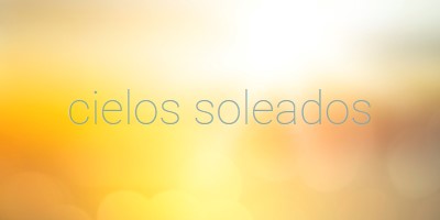 Cielos soleados yellow modern-simple