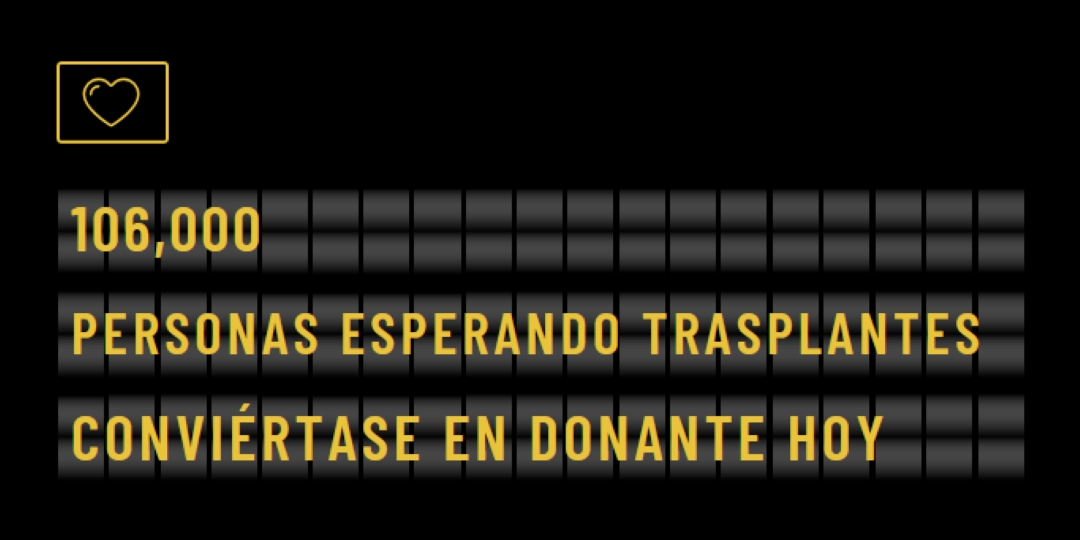 Convertirse hoy en donante de órganos black modern-bold