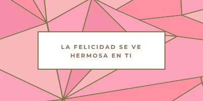 Retornos felices pink modern-simple