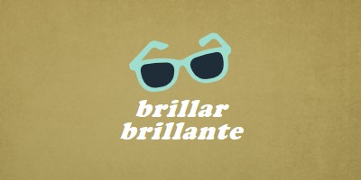 Brilla el sol brillante green vintage-retro