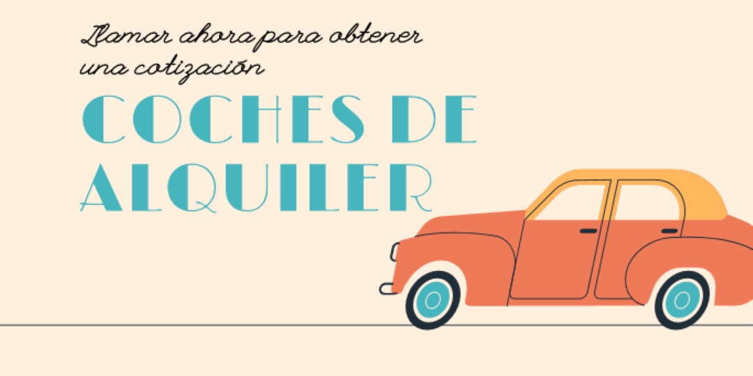 Oferta de coches de alquiler orange whimsical-color-block