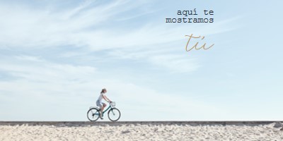 Aquí está para ti blue modern-simple