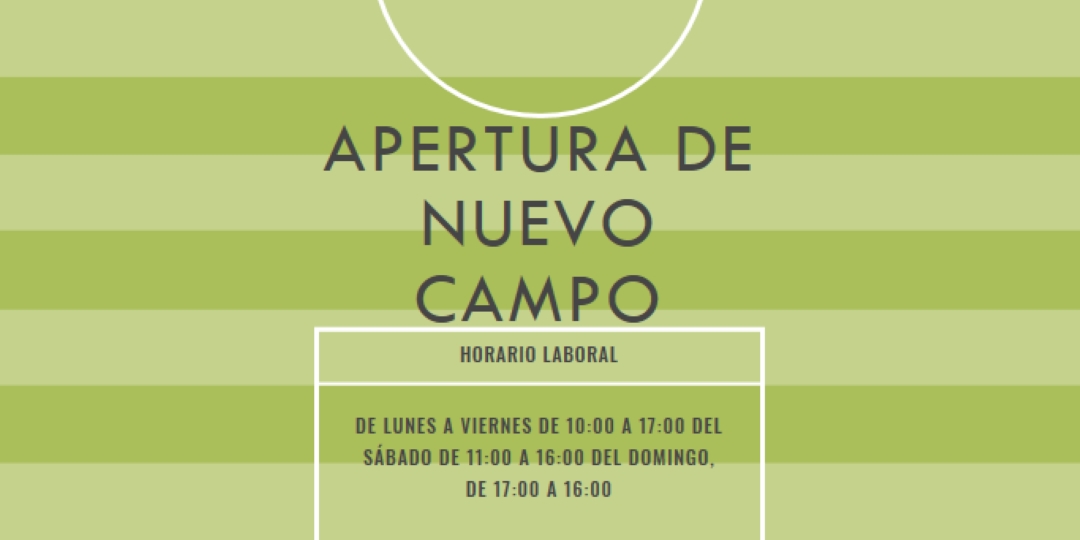 Objetivos de campo green modern-geometric-&-linear