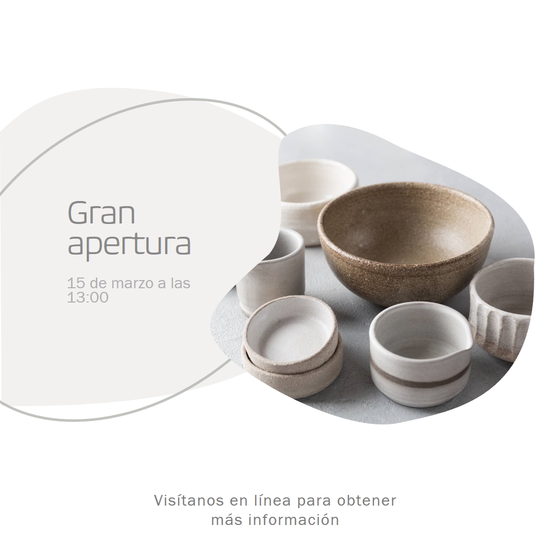 Cerámica minimalista white organic-simple
