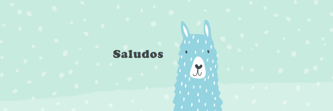 Saludos green whimsical-color-block