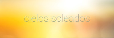 Cielos soleados yellow modern-simple