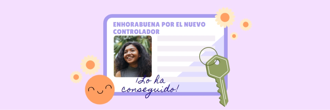 ¡Lo ha conseguido! purple modern-color-block