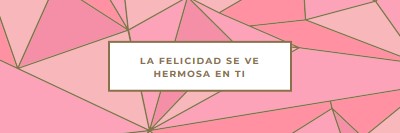 Retornos felices pink modern-simple