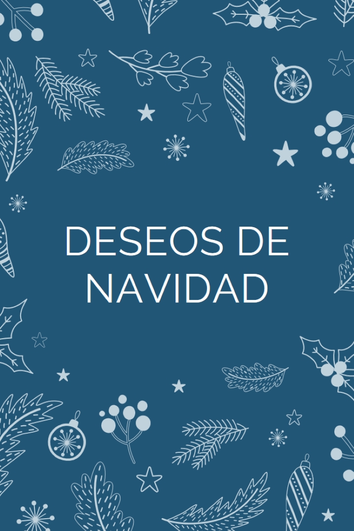 Temporada de destellos blue whimsical-line