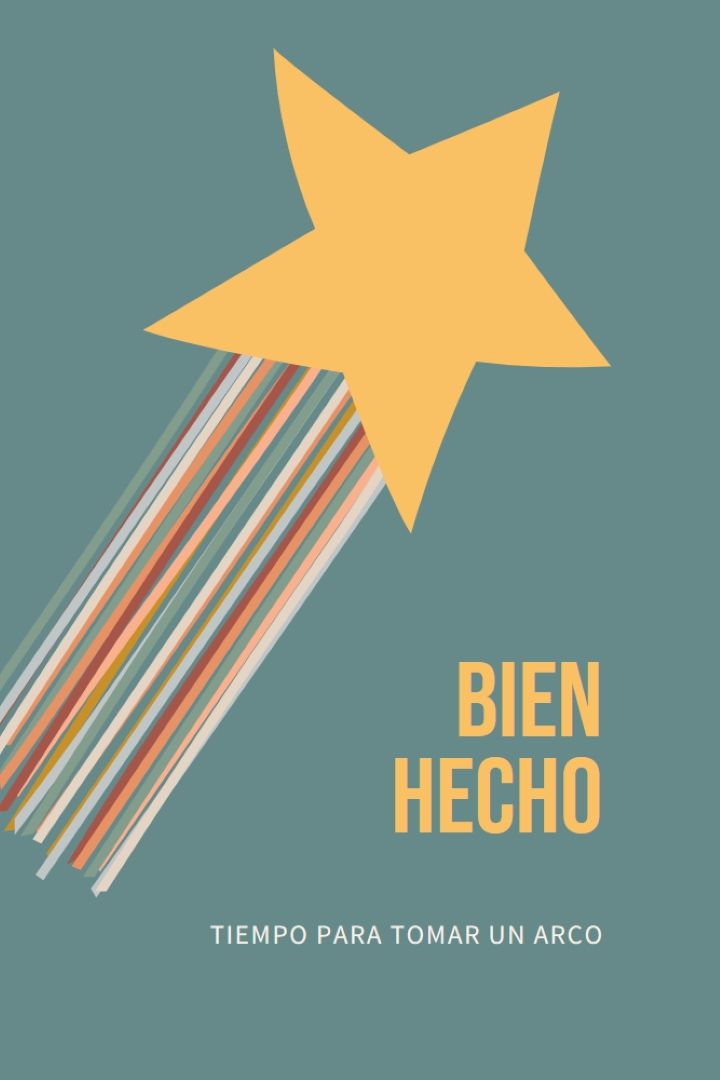 Es el momento de hacer una reverencia green modern-simple