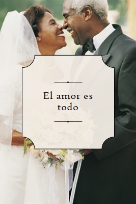 Amor atemporal white modern-simple