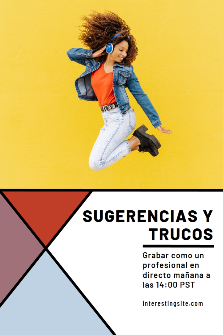 Música a mis oídos yellow modern-bold