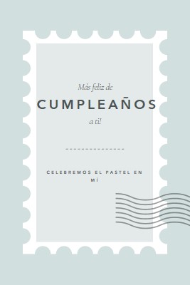 Maravilloso cumpleaños blue modern-simple