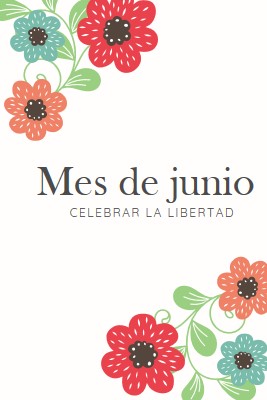 Junio en flor white organic-boho