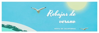 Anuncio de oferta de verano blue vintage-retro