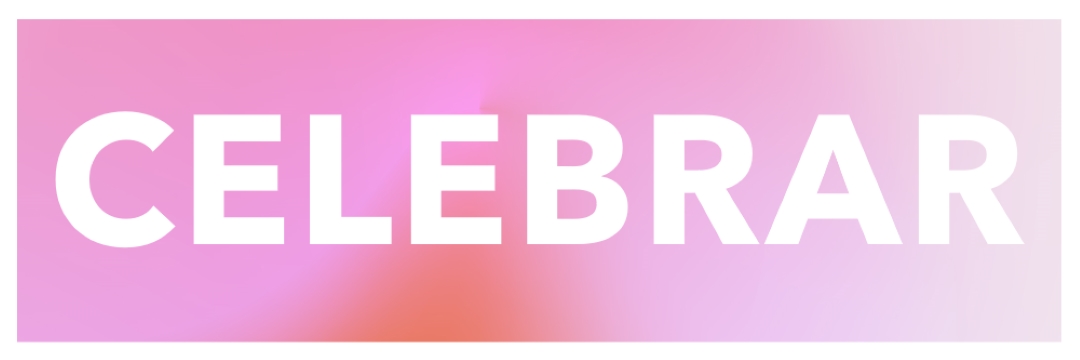Celebremos con estilo pink modern-bold